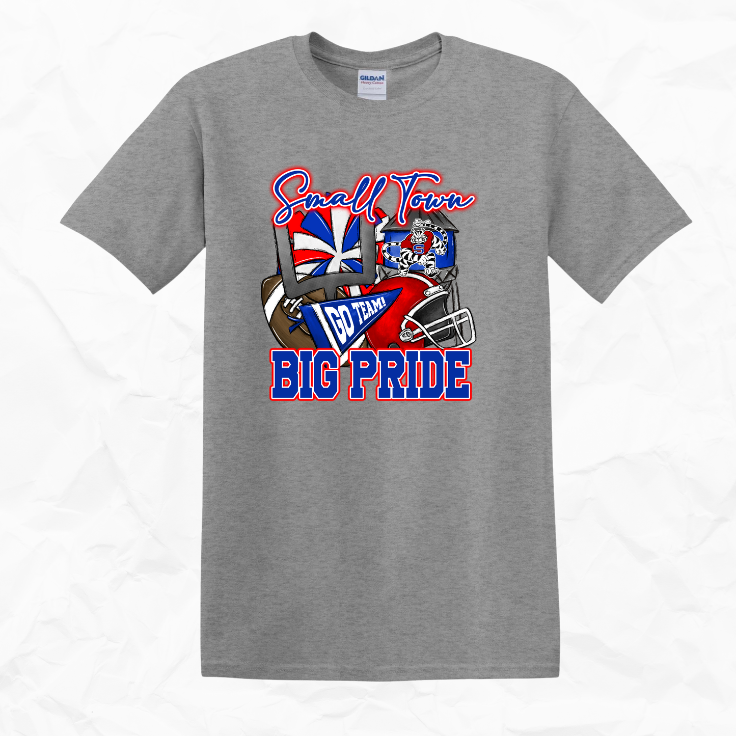 Small Town. Big Pride (Red, White, & Blue)