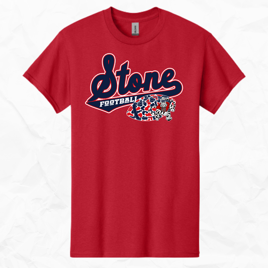 Stone Football (Red, White, & Blue)