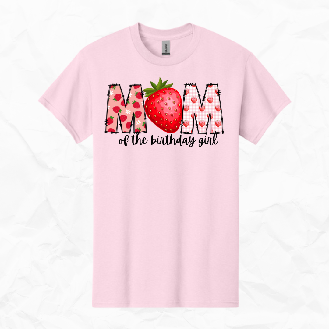 Strawberry Birthday Girl Tees