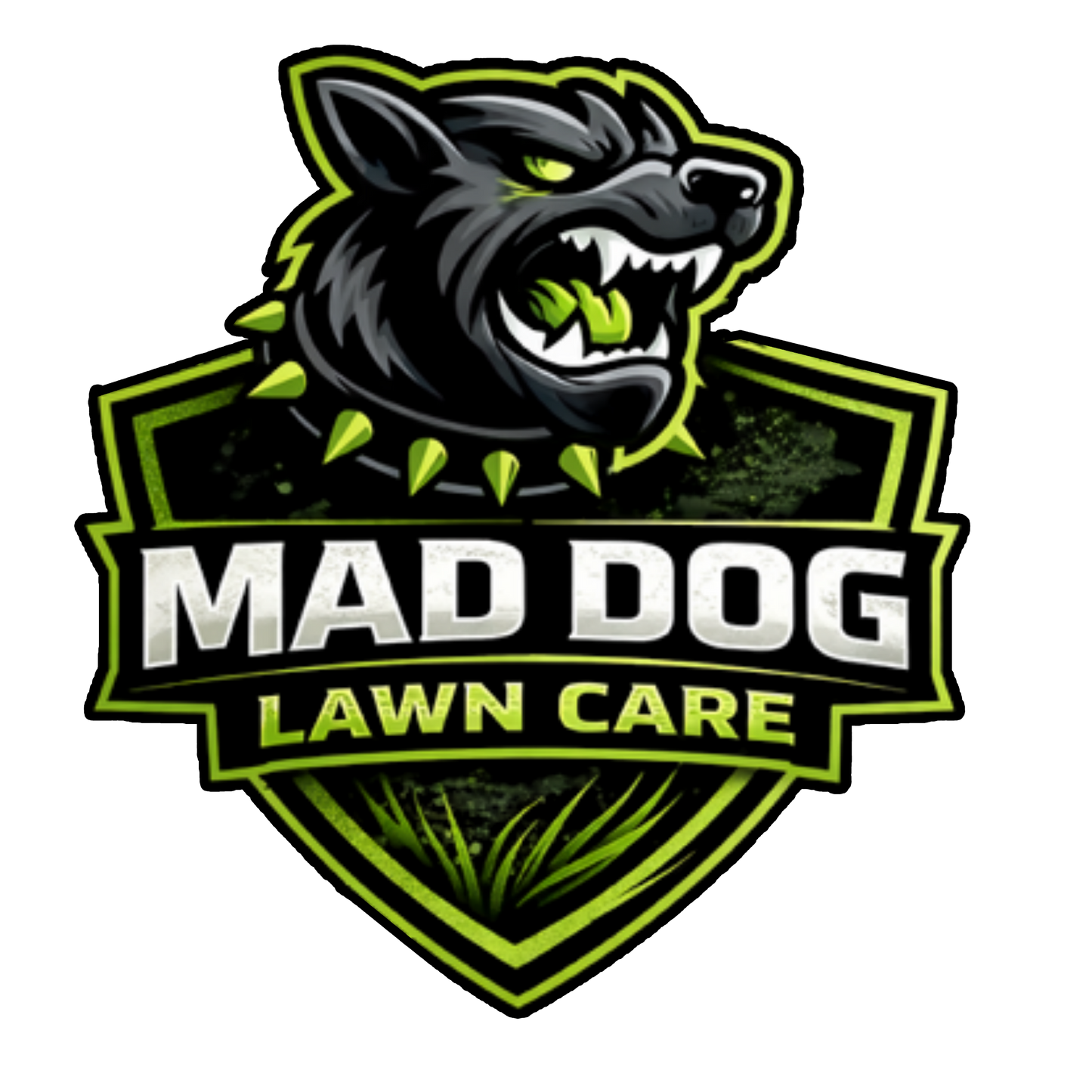 Mad Dog LawnCare Embroidery Artwork