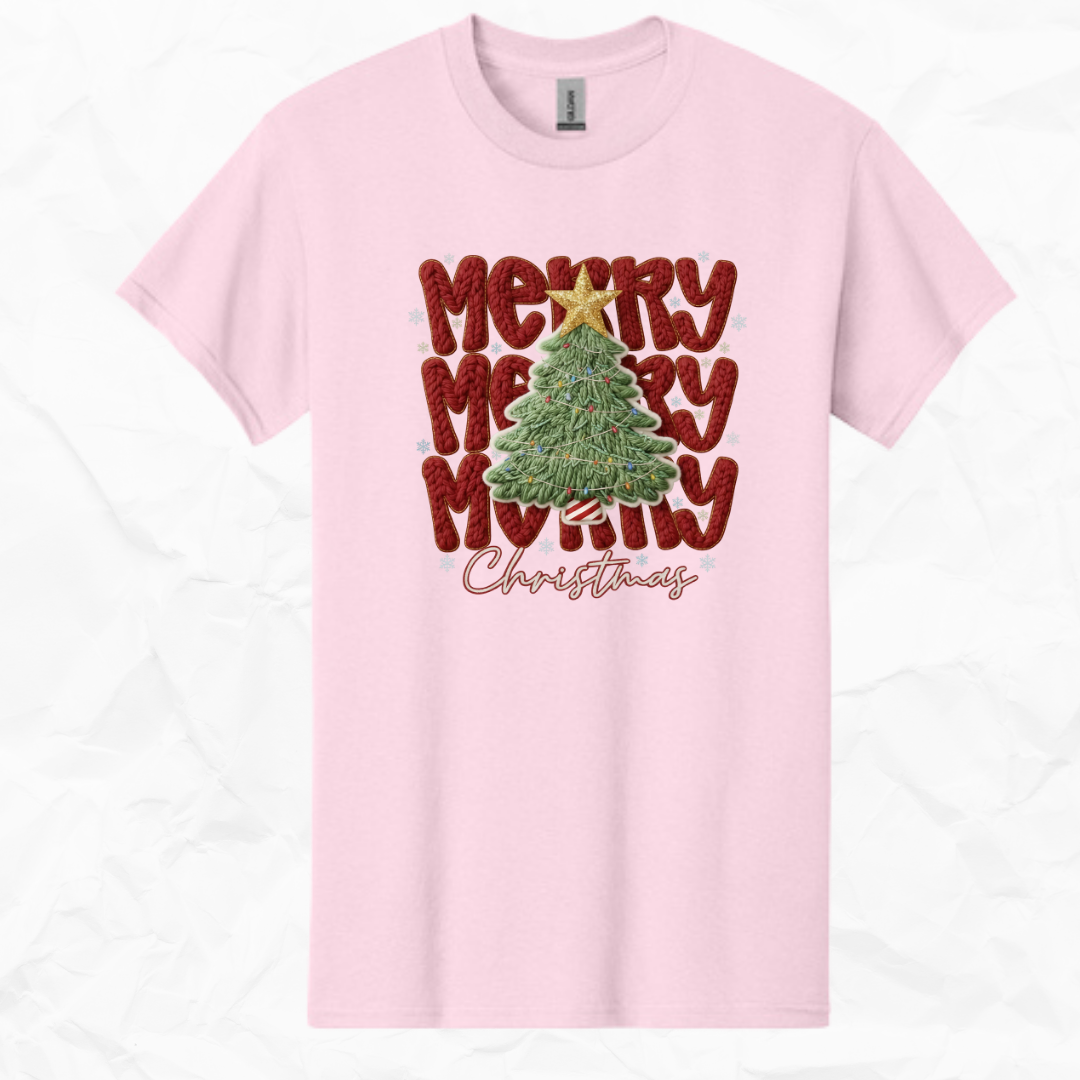 Merry Christmas Yarn Tree