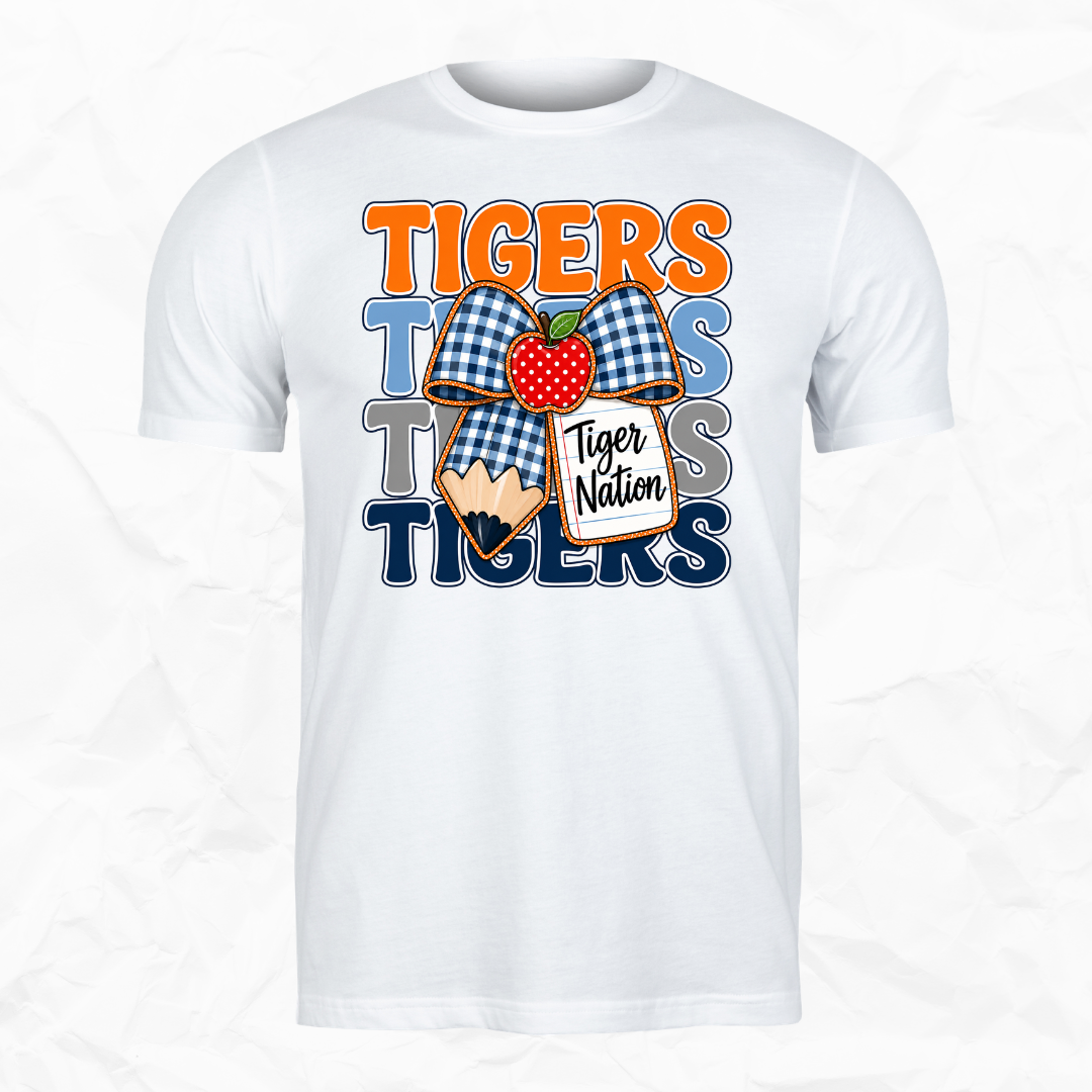 Tiger Nation Bow Tee