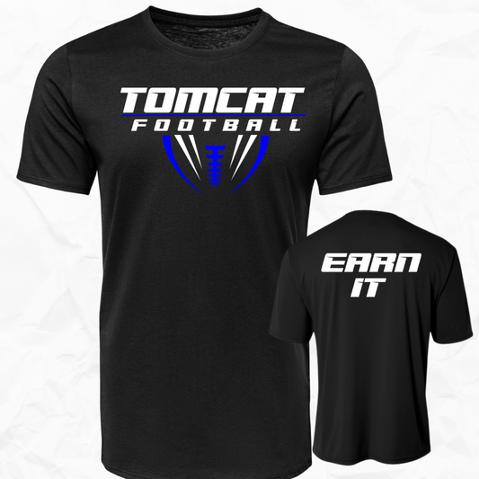 Tomcat Football Workout Tee