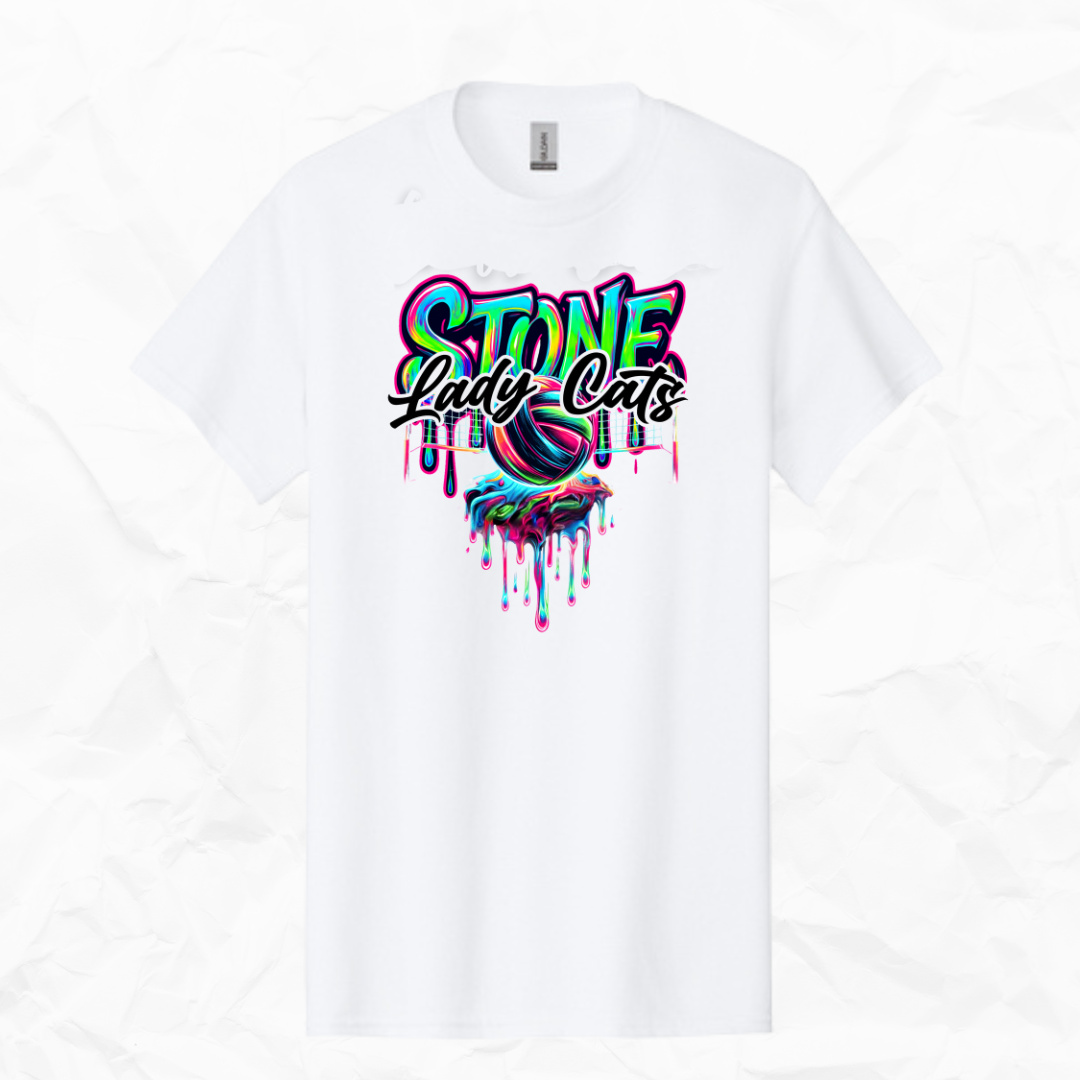 Stone Lady Cats Volleyball Drip