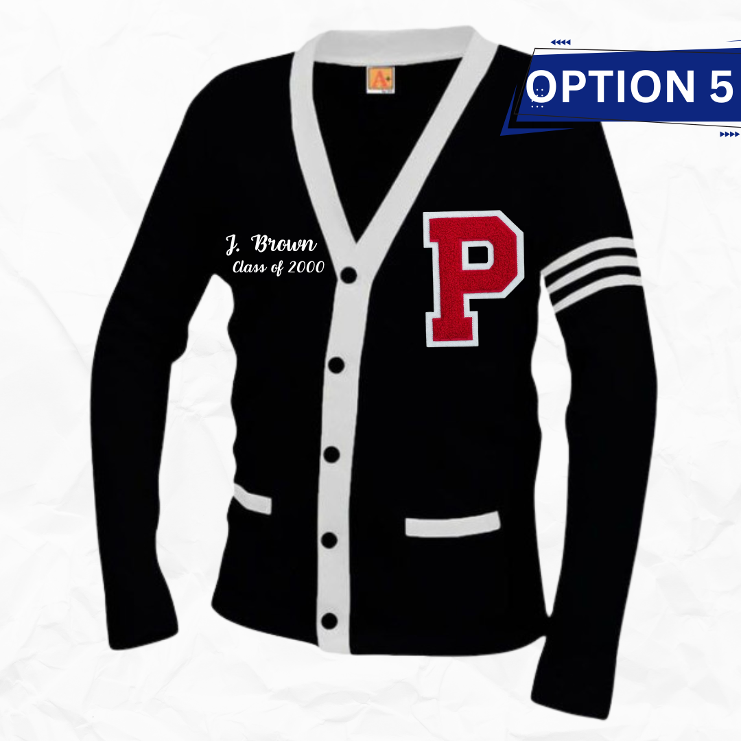 Pascagoula Retro Varsity Cardigan