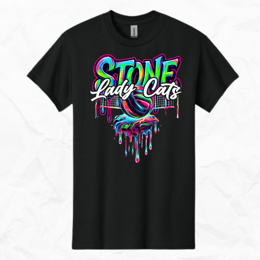 Stone Lady Cats Volleyball Drip