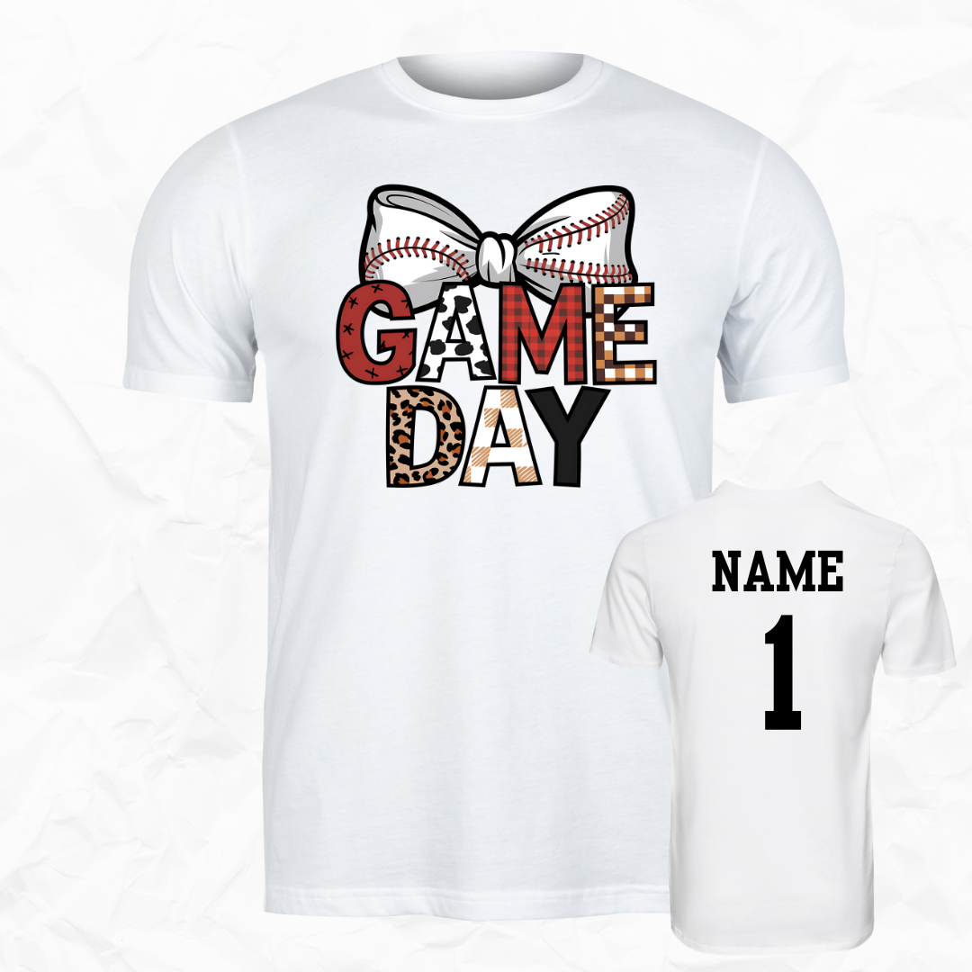 Leopard and Dots Baseball GAME DAY