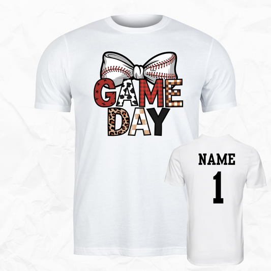 Leopard and Dots Baseball GAME DAY