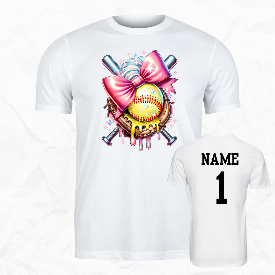 Softball Bow Drip