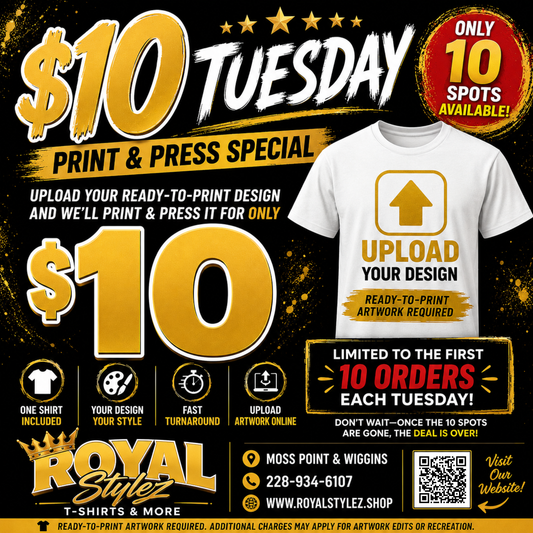 $10 Tuesday Tees