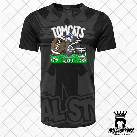 Stone Tomcats Football Helmet