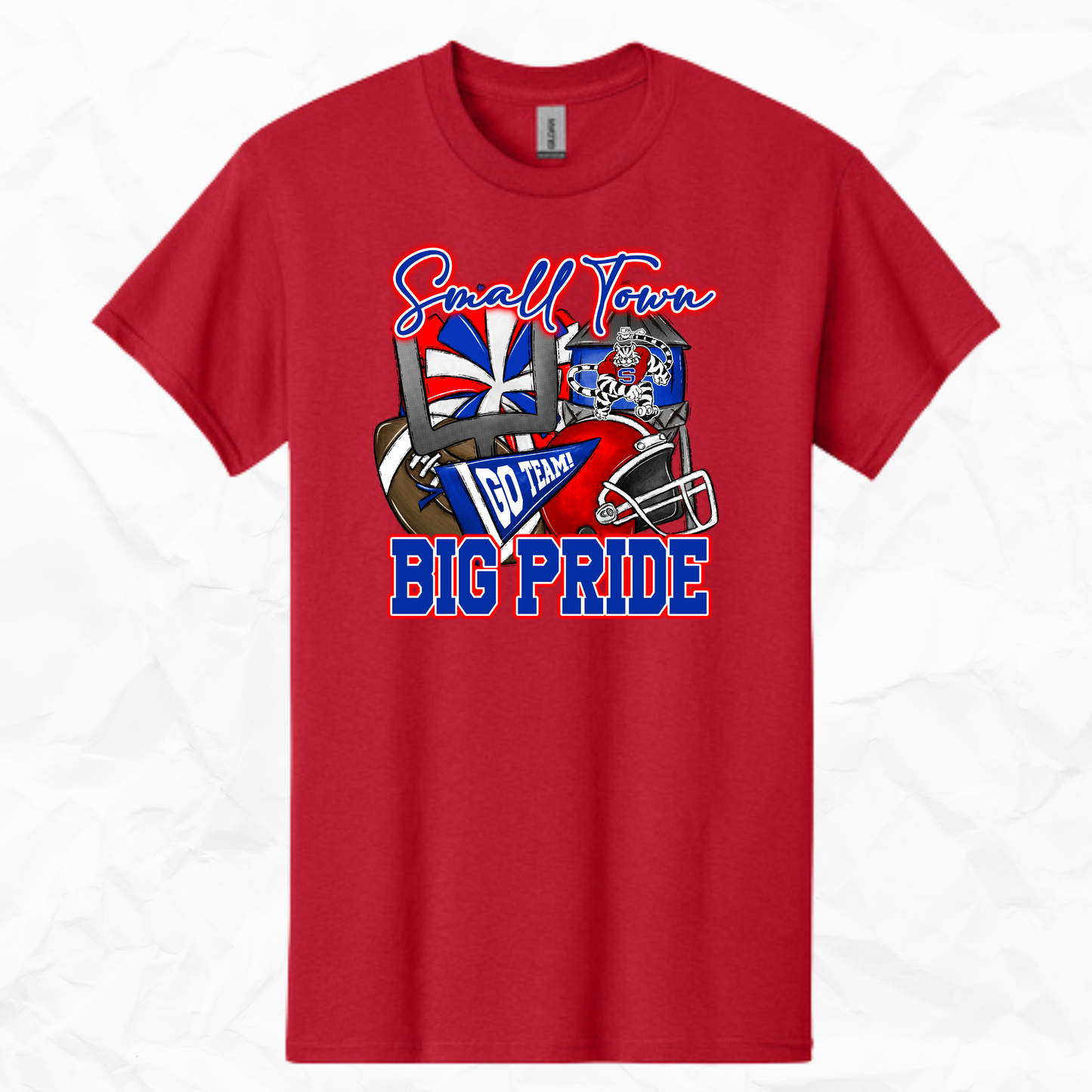 Small Town. Big Pride (Red, White, & Blue)