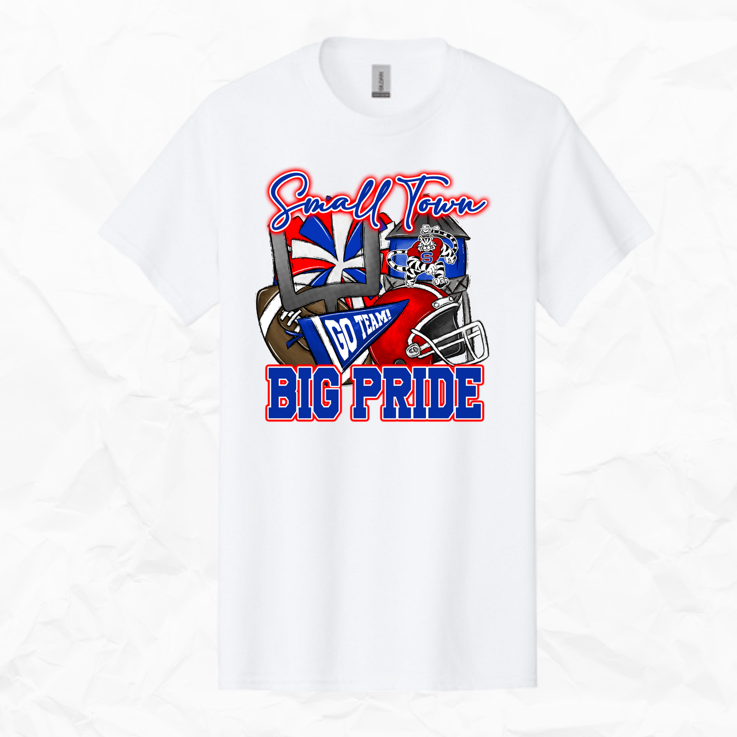 Small Town. Big Pride (Red, White, & Blue)