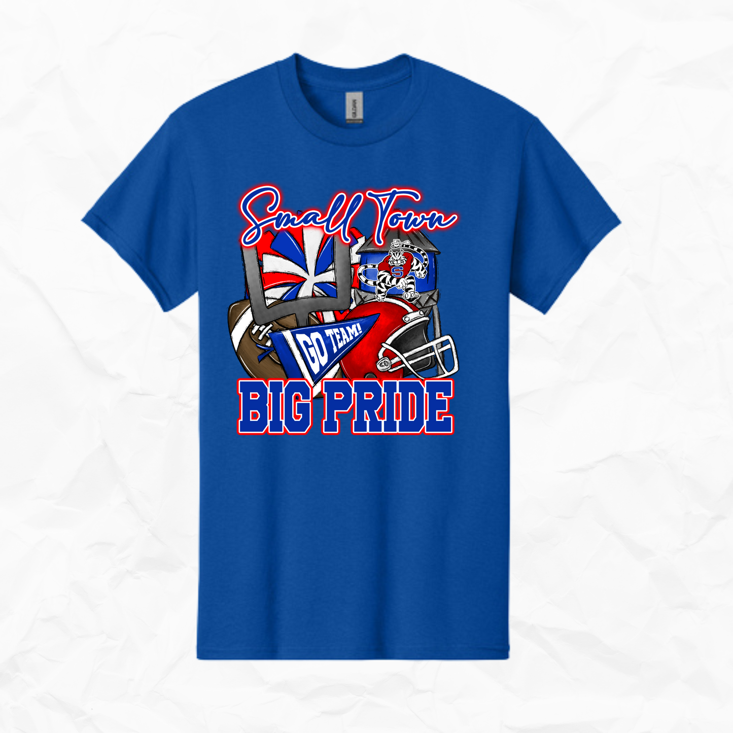 Small Town. Big Pride (Red, White, & Blue)