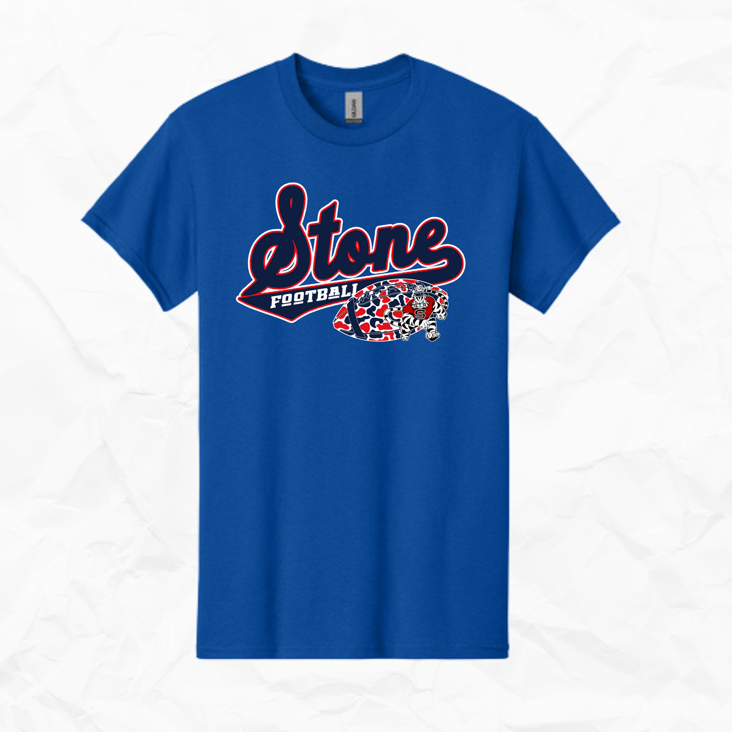 Stone Football (Red, White, & Blue)