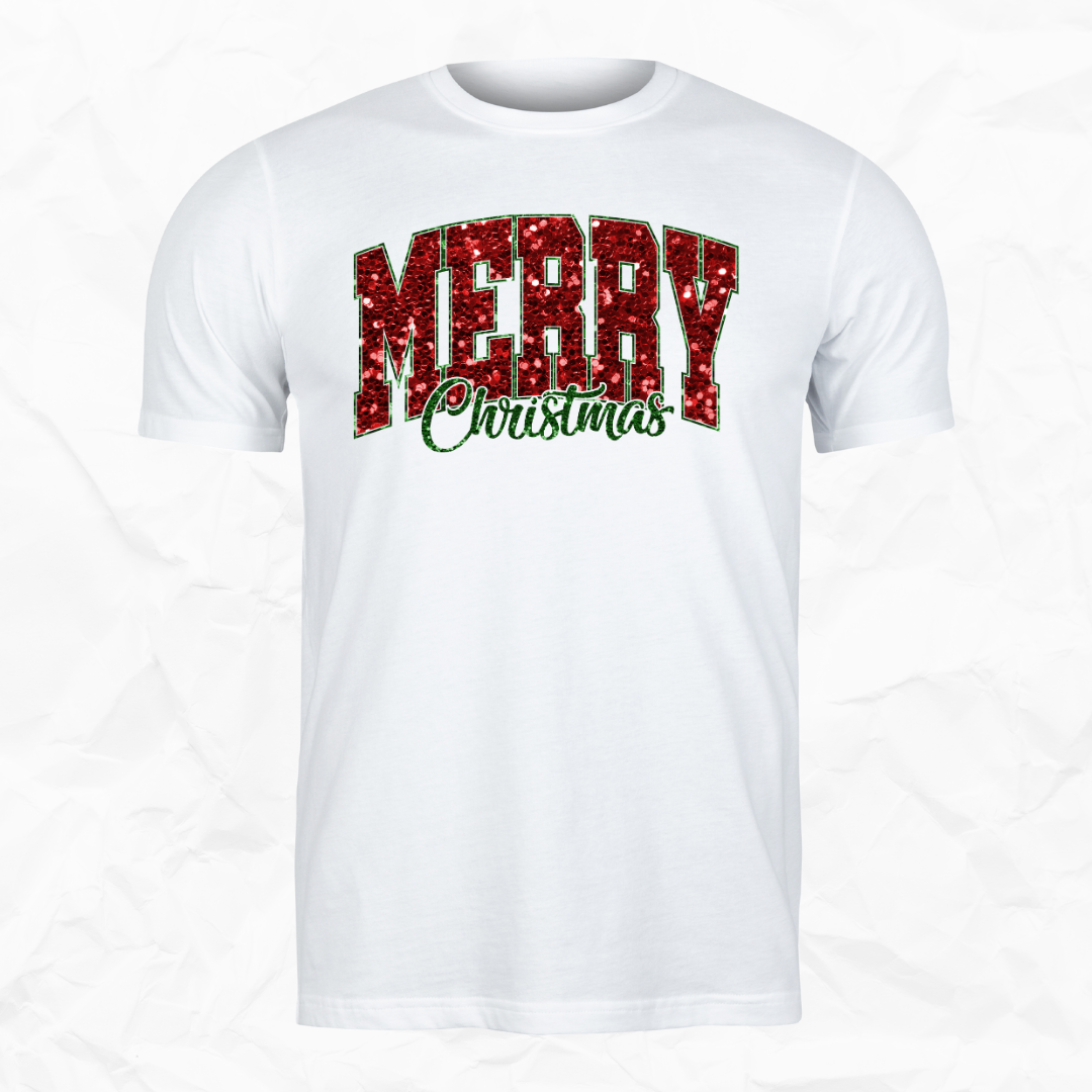 Glitter Merry Christmas