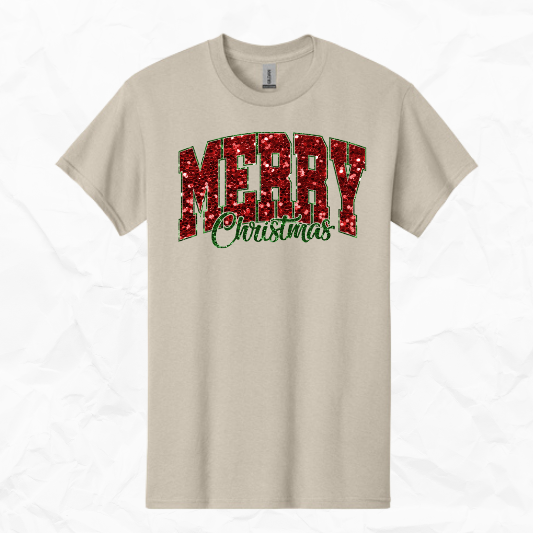 Glitter Merry Christmas