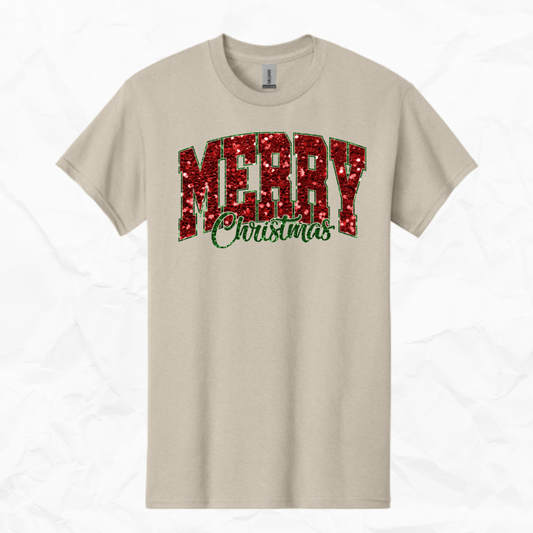 Glitter Merry Christmas