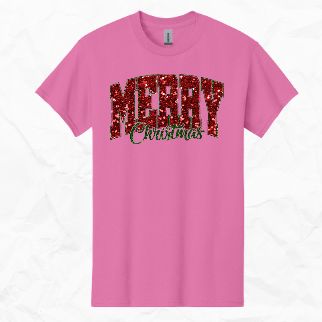 Glitter Merry Christmas