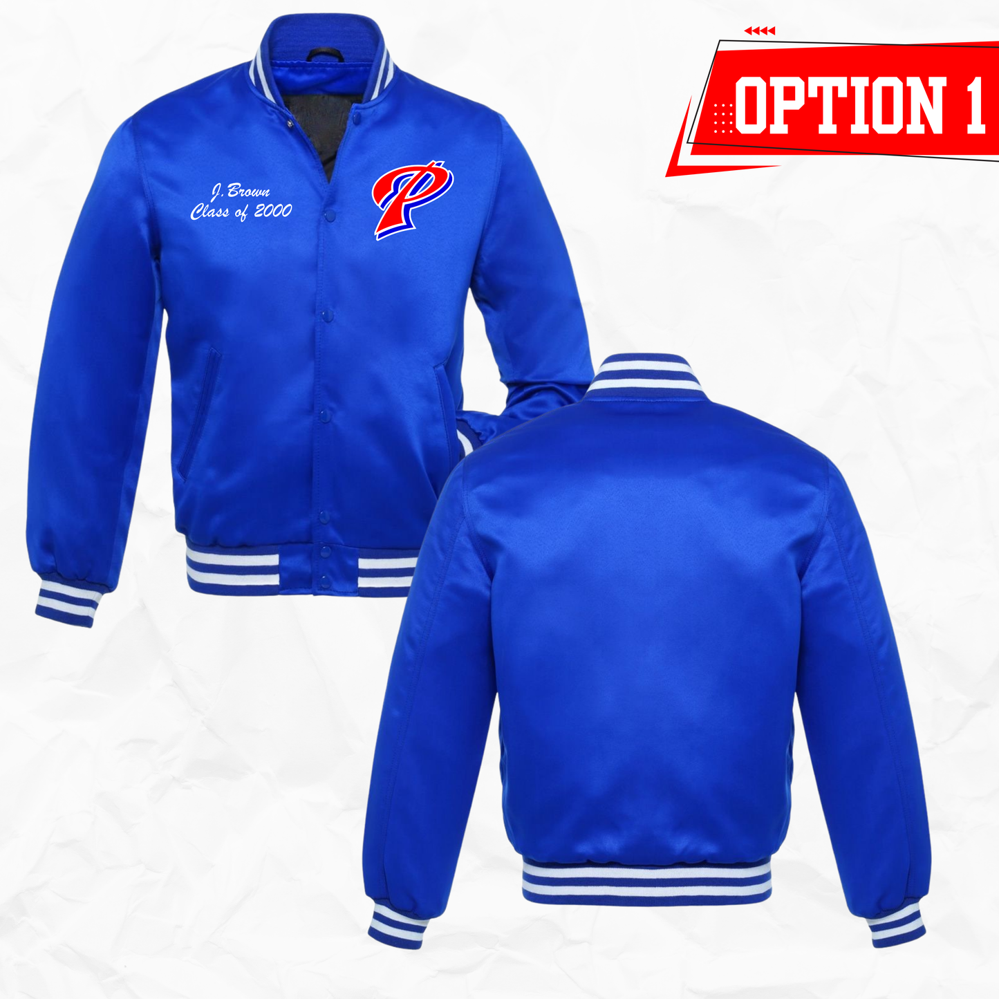 Pascagoula Panthers Satin Baseball Jacket