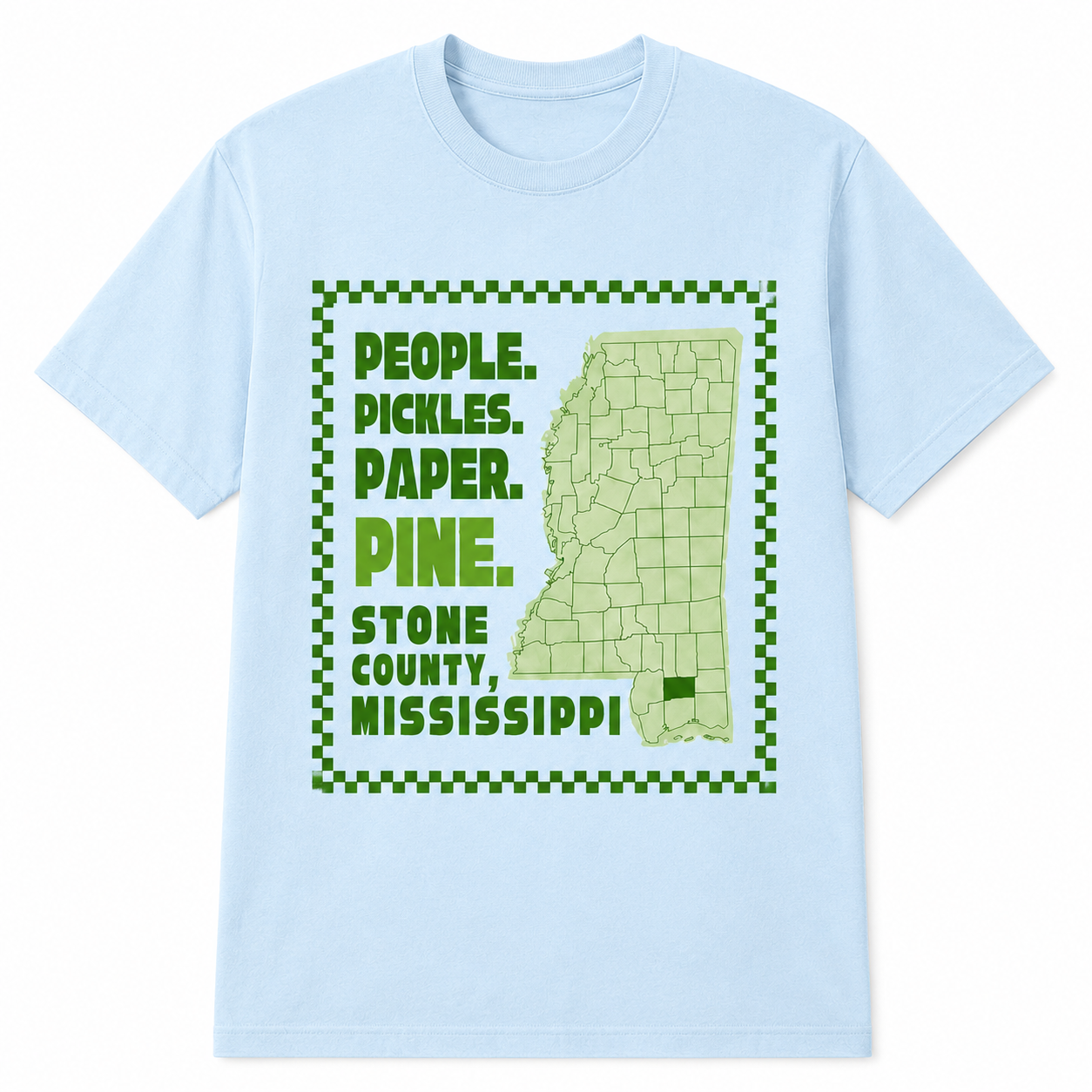 People. Pickle. Paper. Pine.