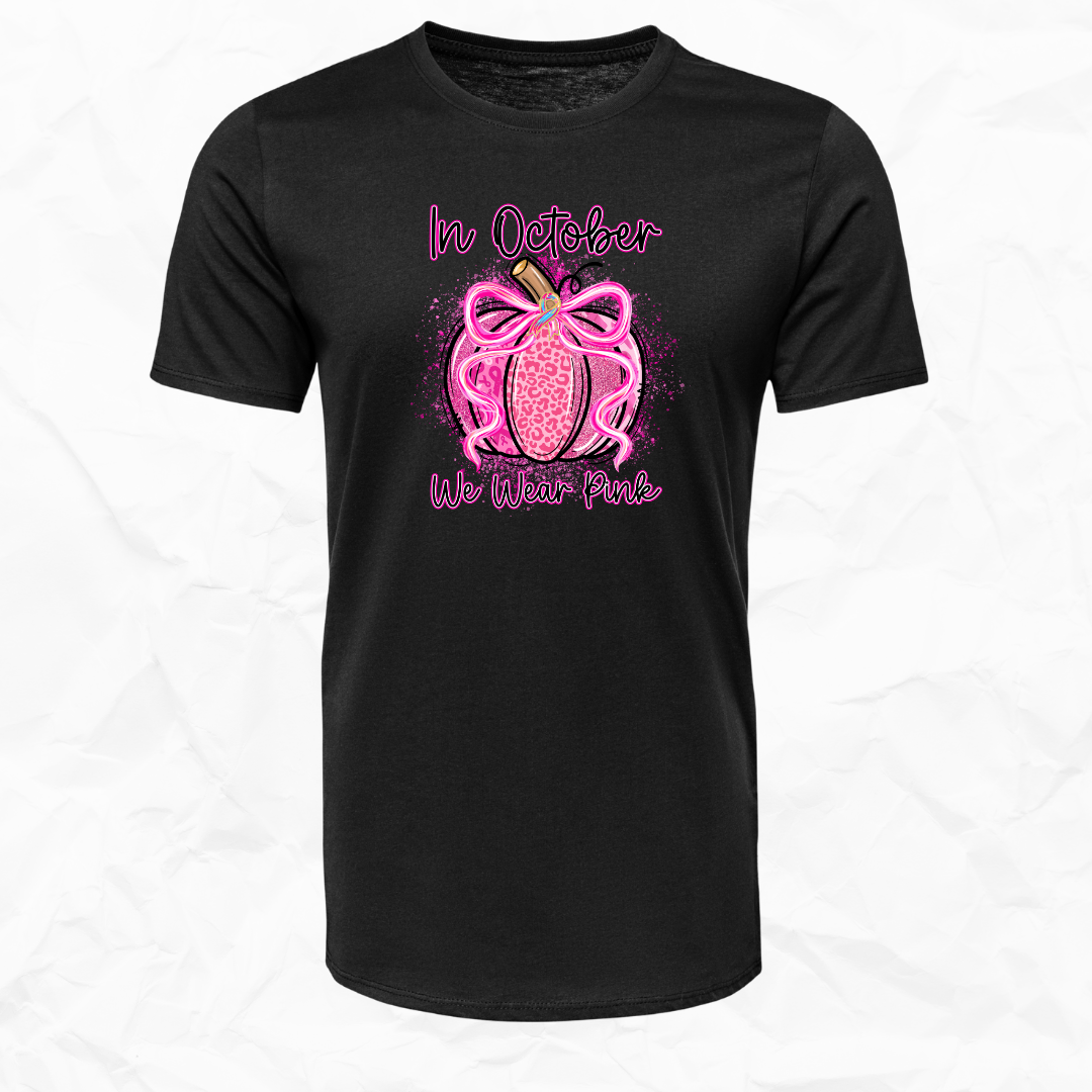 In October We Wear Pink Pumpkin