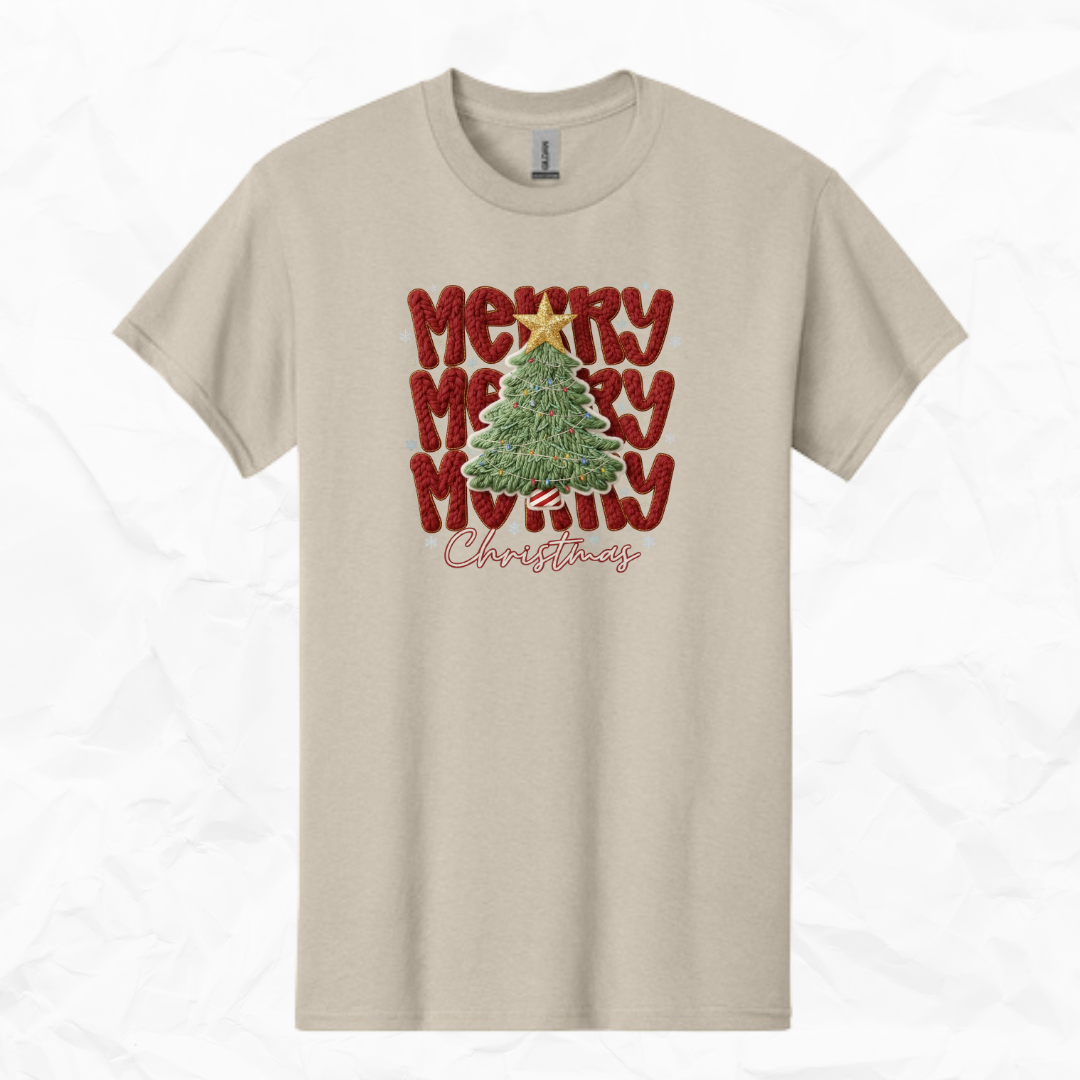 Merry Christmas Yarn Tree