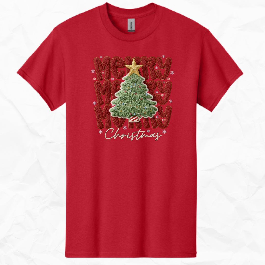 Merry Christmas Yarn Tree