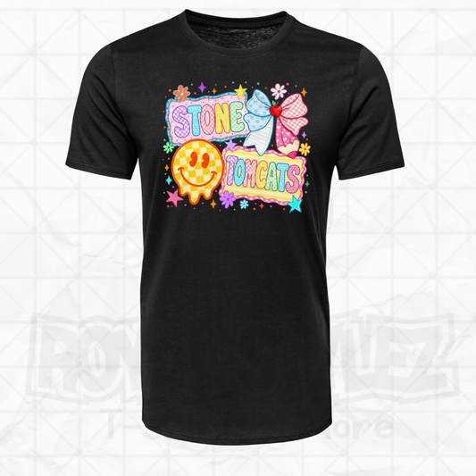 Retro Smiley Stone Tomcats