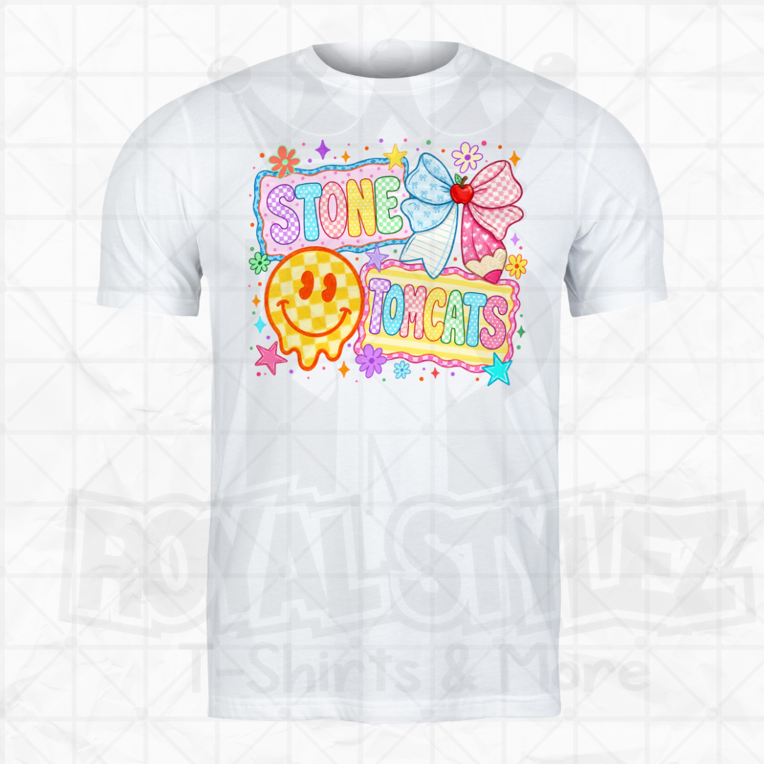 Retro Smiley Stone Tomcats