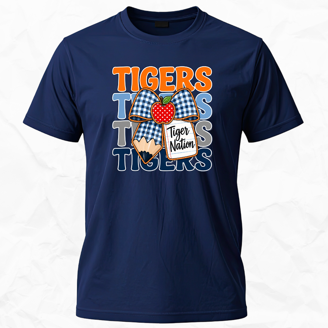 Tiger Nation Bow Tee
