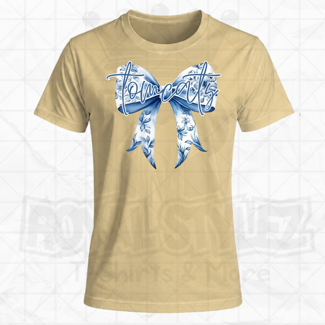 Cutesy Tomcats Bow