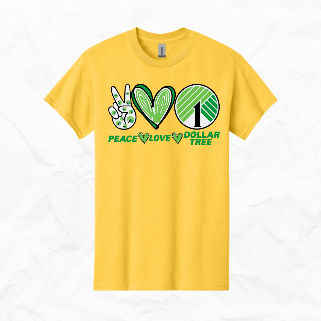 Peace. Love. Dollar Tree