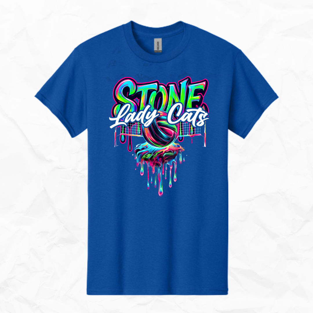 Stone Lady Cats Volleyball Drip