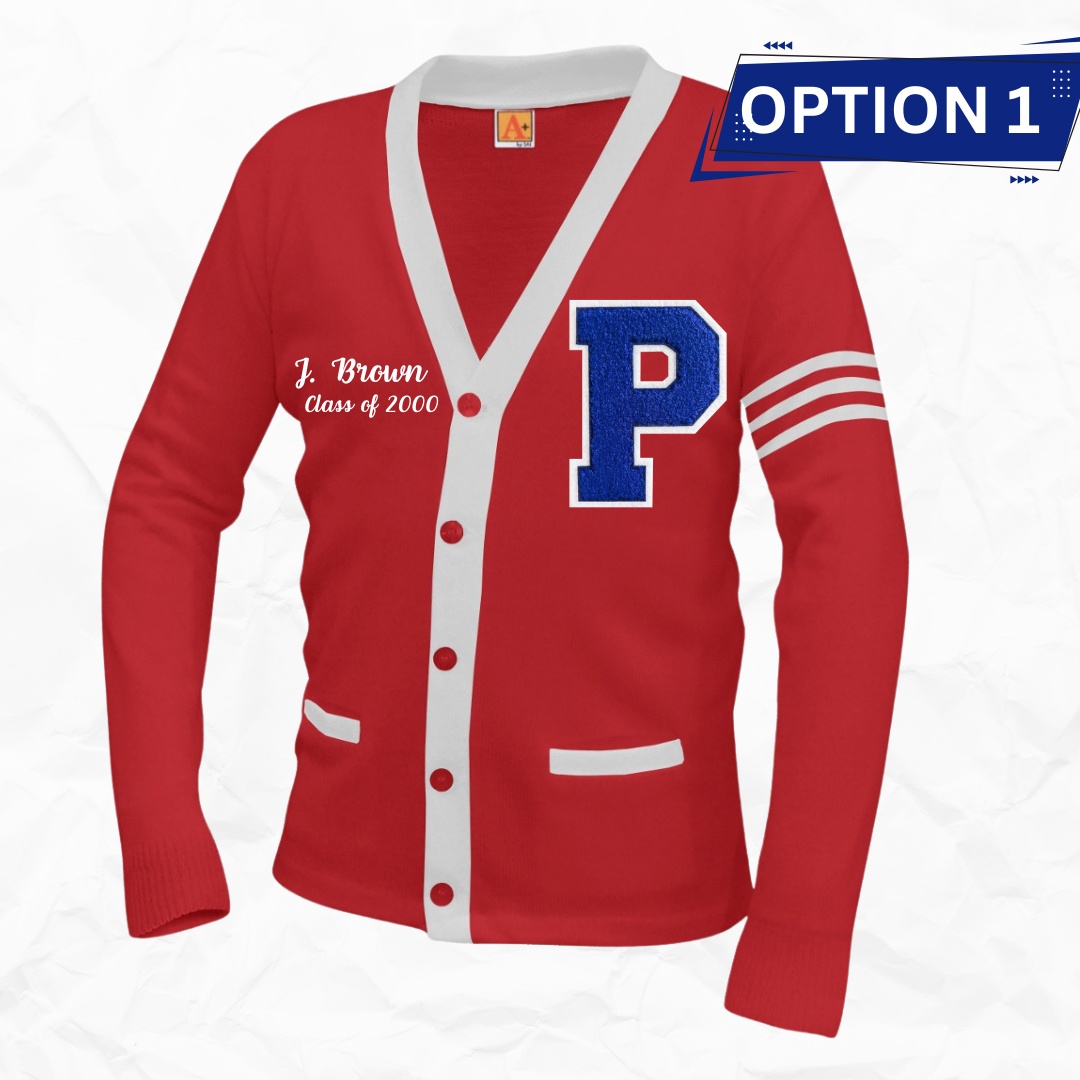 Pascagoula Retro Varsity Cardigan