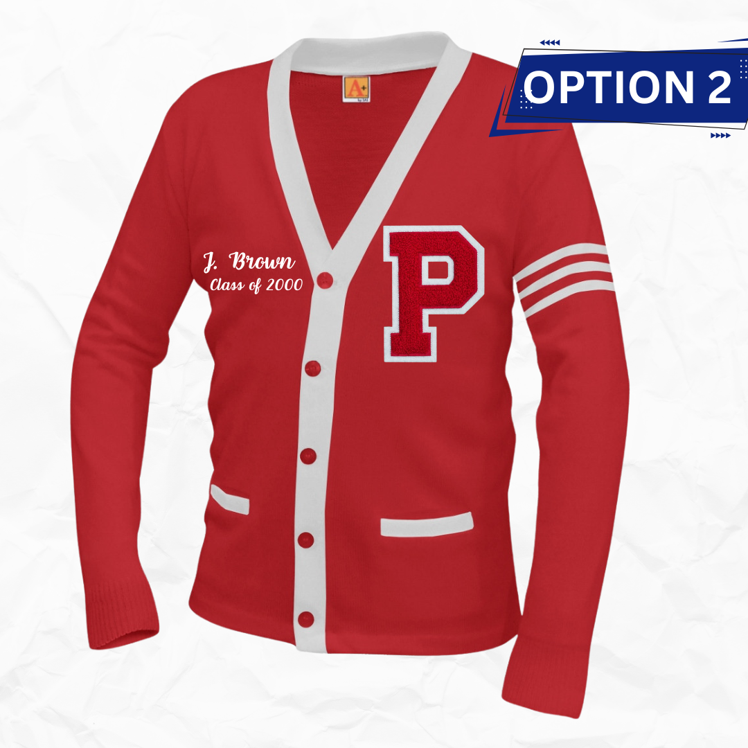 Pascagoula Retro Varsity Cardigan