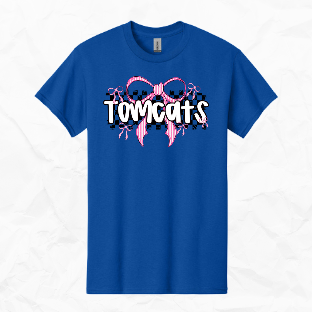Checkered Bow Tomcats