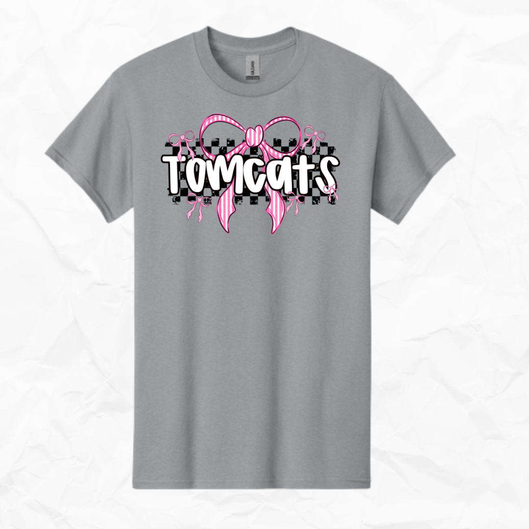 Checkered Bow Tomcats