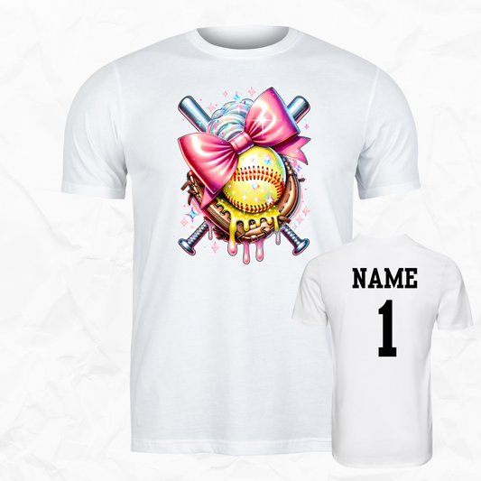 Softball Bow Drip