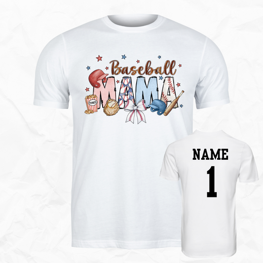 Retro Baseball Mama