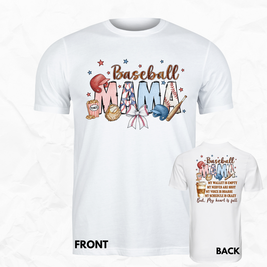 Retro Baseball Mom
