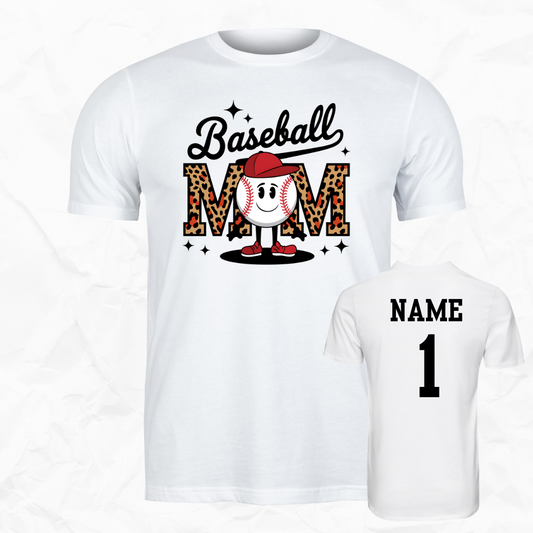 Leopard Baseball Mom