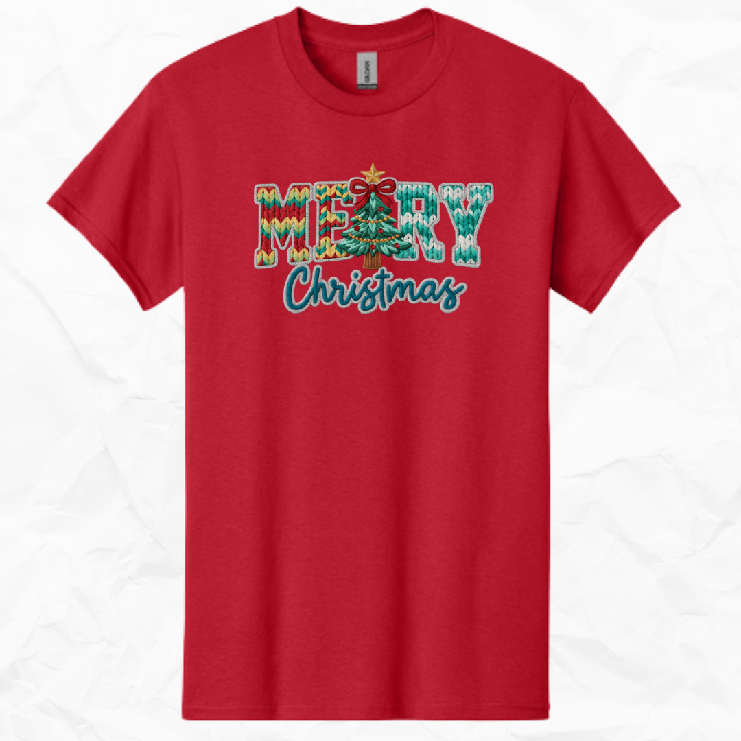 Merry Christmas Yarn Tree