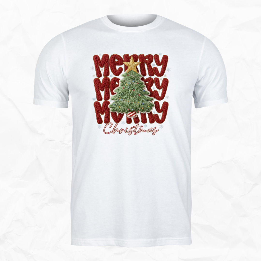 Merry Christmas Yarn Tree